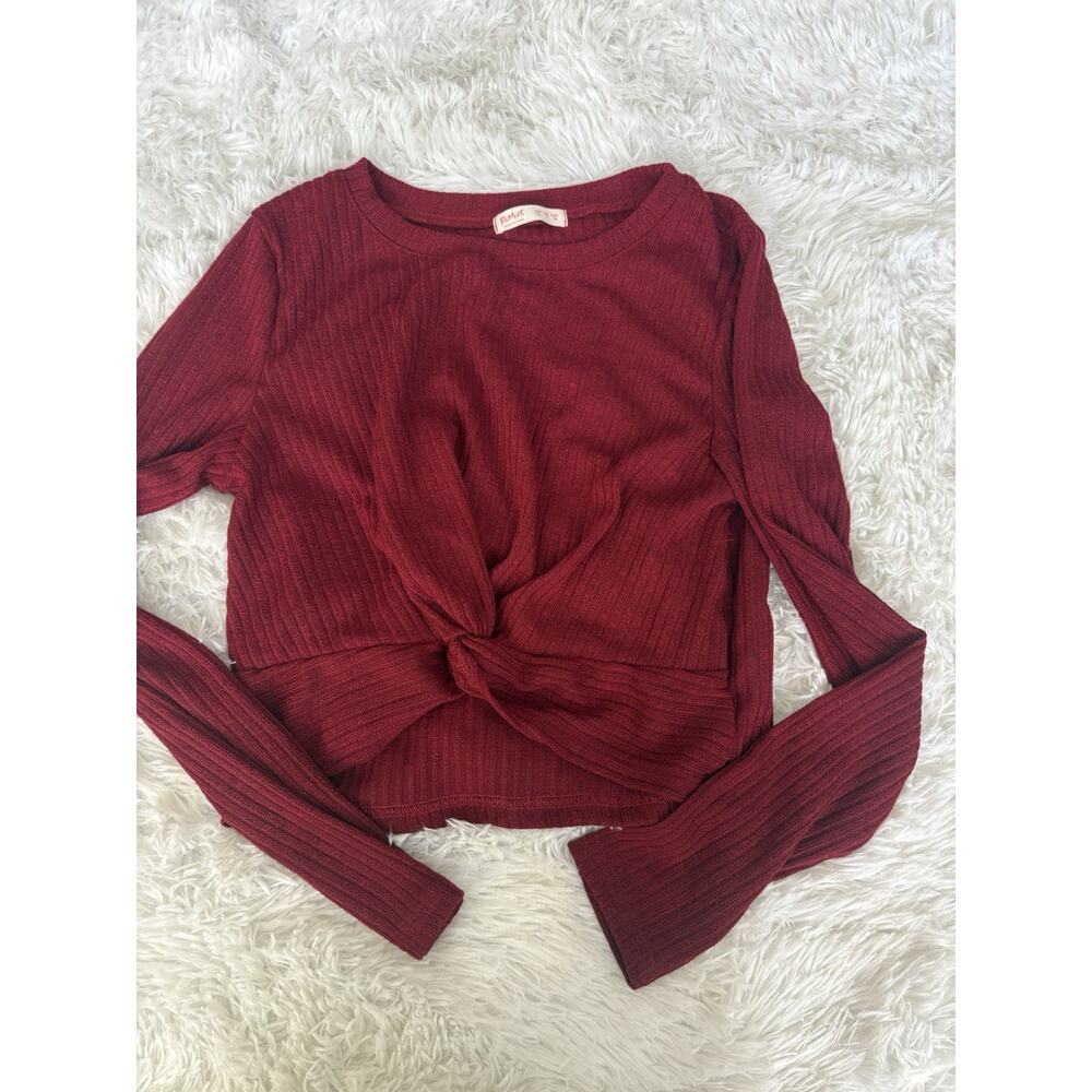 Romwe Women’s M Deep Red Lightweight Sweater. Cute, Exc. Condition